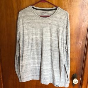Eddie Bauer Legendwash Heathered Gray Shirt